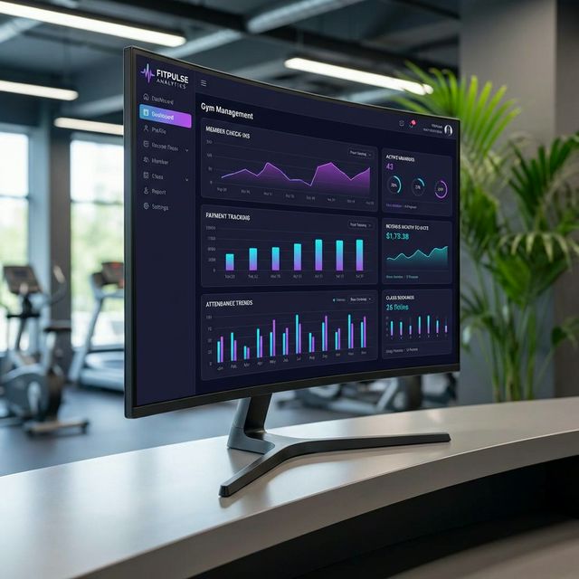 Gym management dashboard